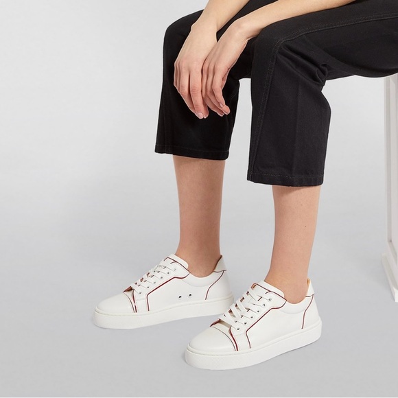 Christian Louboutin Leather Vieirissima Sneakers - Picture 1 of 17